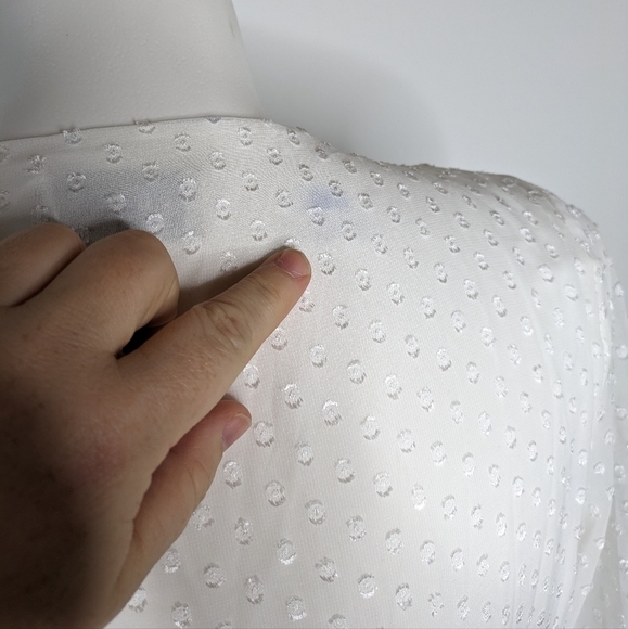 NWT Lioness white legendary lovers plunge v neck tie waist dress XXL - Picture 9 of 14